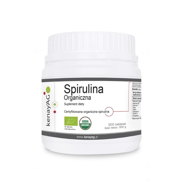 Öko-Bio-Spirulina 600 Tabletten KENAY