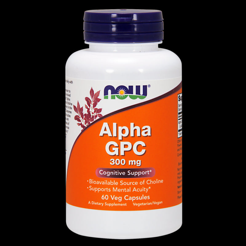 Alpha gpc 300 MG Lalphaglycerylphosphorylcholin 60 Kapseln NOW FOODS ...