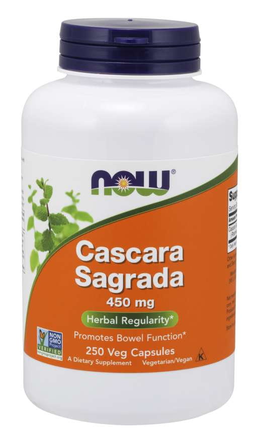 Cascara sagrada 450 MG 250 Kapseln NOW FOODS