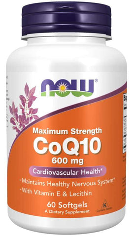 Coenzym Q10 600 MG 60 Kapseln NOW FOODS