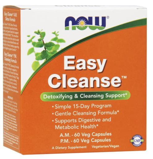 Easy cleanse 60 Kapseln und 60 Kapseln NOW FOODS