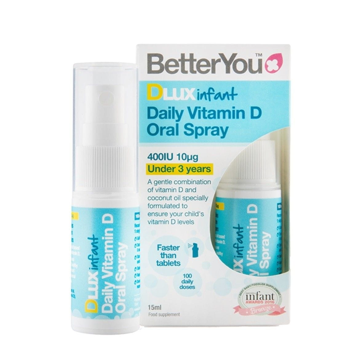 D400 Säugling Säugling Vitamin D 15 ml BETTERYOU