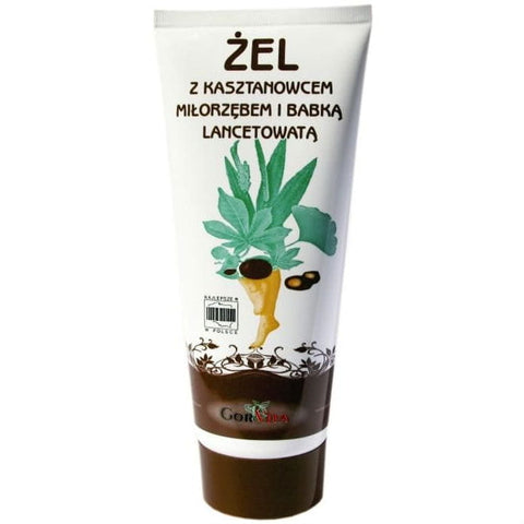 Gel mit Rosskastanie, Ginkgo Biloba und Spitzwegerich 200 ml GORVITA