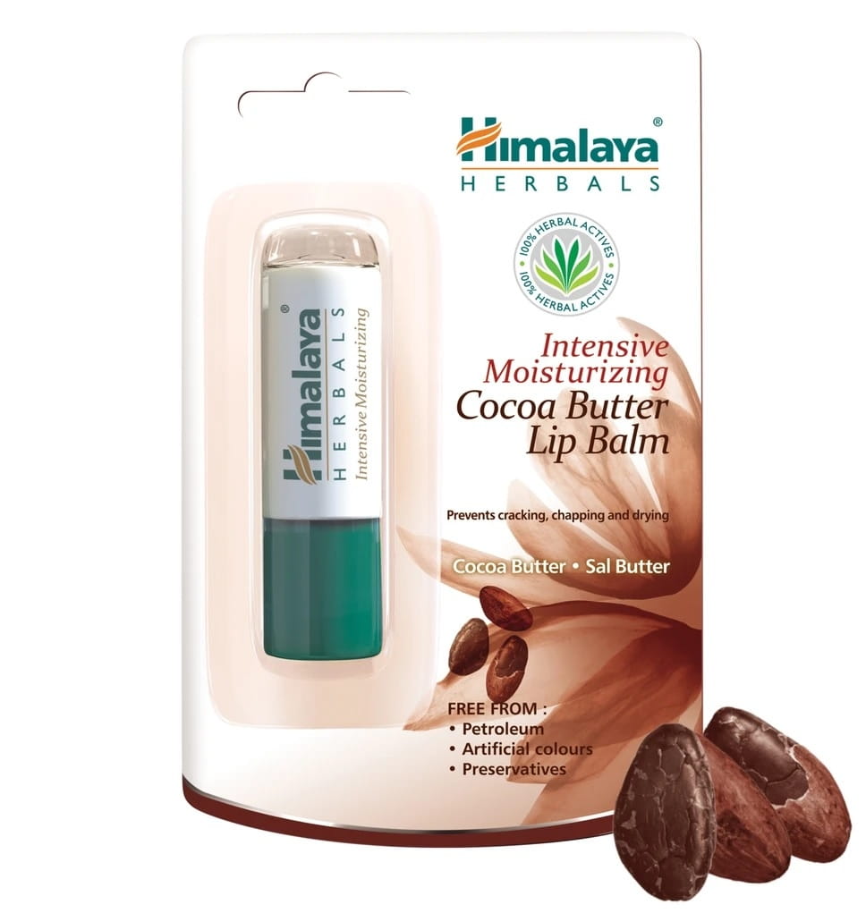 Intensiv feuchtigkeitsspendender COCOA Butter Lippenbalsam 45 g HIMALAYA