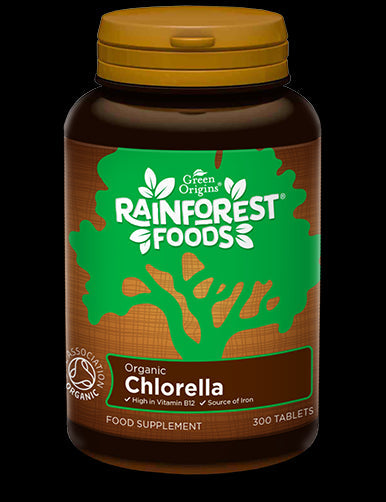 100% organisches EKO Chlorella 300 Tabletten REGENWALD-FUTTER