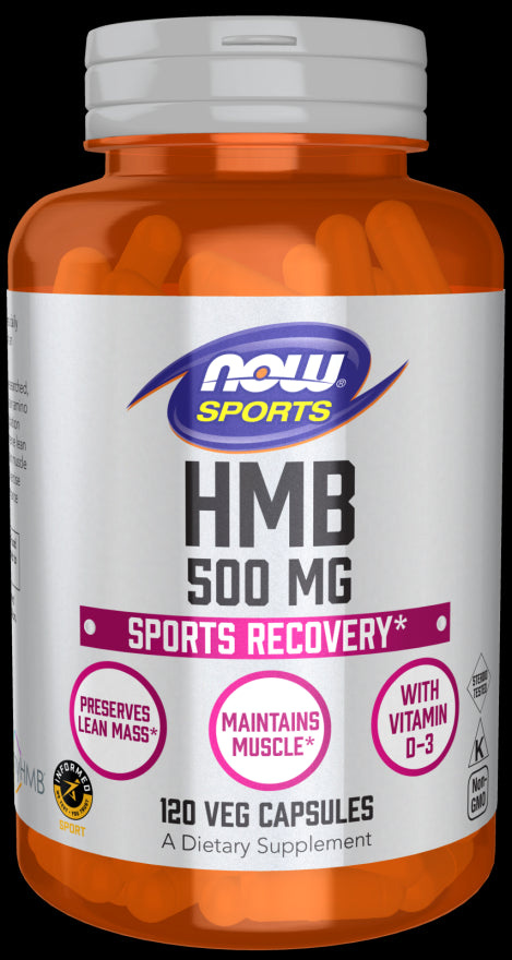 Hmb 500 MG Leucin 120 Kapseln NOW FOODS SPORTS