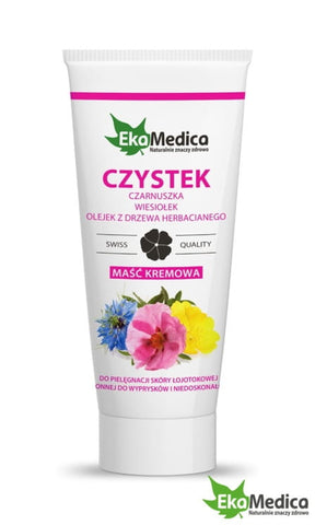 Zistrosensalbe + Schwarzkümmel + Nachtkerze + Teebaum 200 ml EKAMEDICA