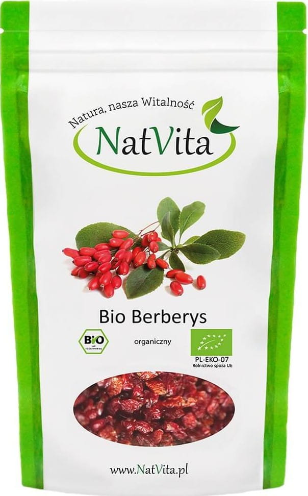 BIO Berberitze, Trockenfrüchte Berberis vulgaris L. 100g NATVITA