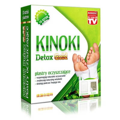 Kinoki Detox Gold Reinigungspflaster 10 Stück AURA HERBALS