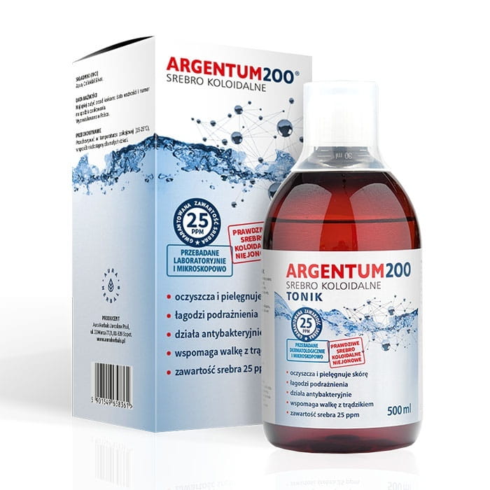 Argentum200 Tonic 25 ppm kolloidales Silber 500 ml AURA HERBALS