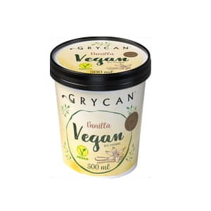 Gefrorenes Eis VEGANE Vanille Grycan 500ml