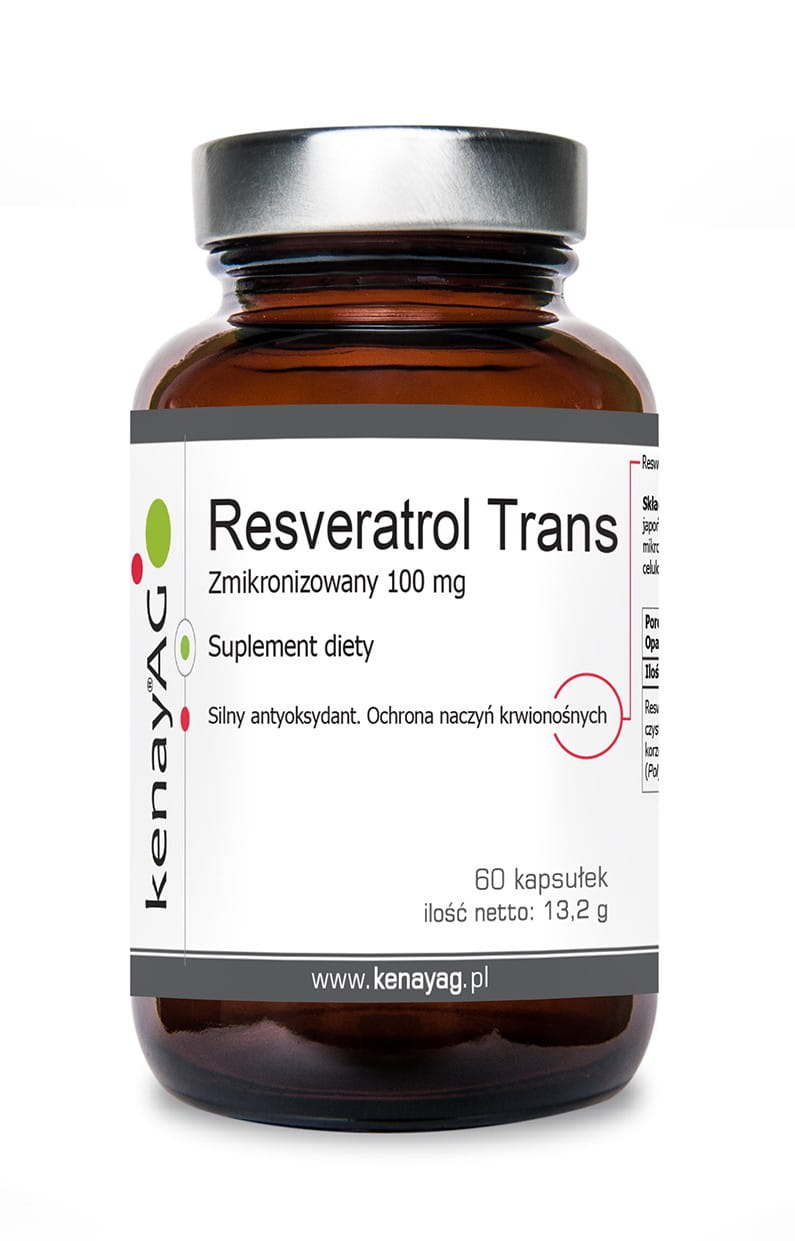 Mikronisiertes Resveratrol 100 MG 60 Kapseln KENAY