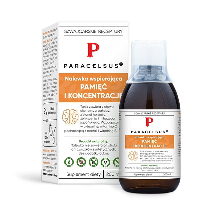 Paracelsus-Tinktur zur Unterstützung des Gedächtnisses und der Konzentration 200 ml PHARMATICA