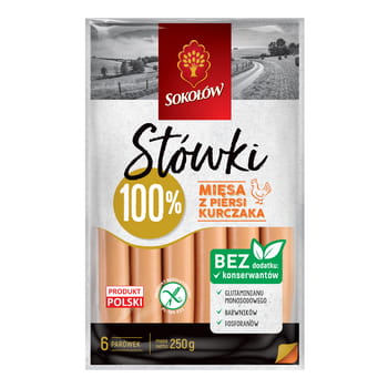 Stówki - Hähnchenbrustwürste 250g Sokołów