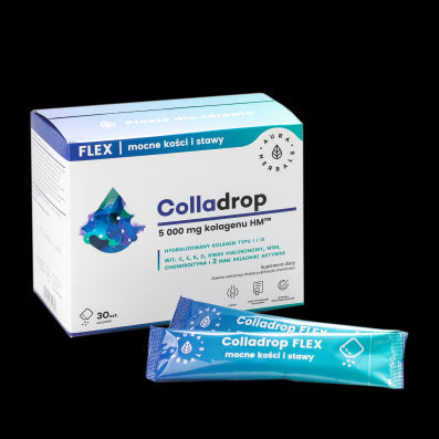 Colladrop flex Meereskollagen 5000 MG Beutel 30 Stk. AURA HERBALS