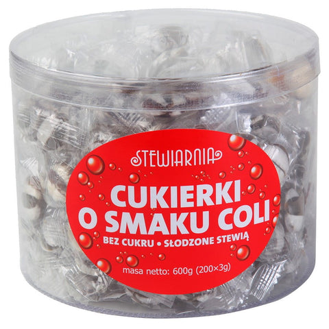 Cola Bonbons ohne Zucker, 600g Tube (ca. 200 Stk.)