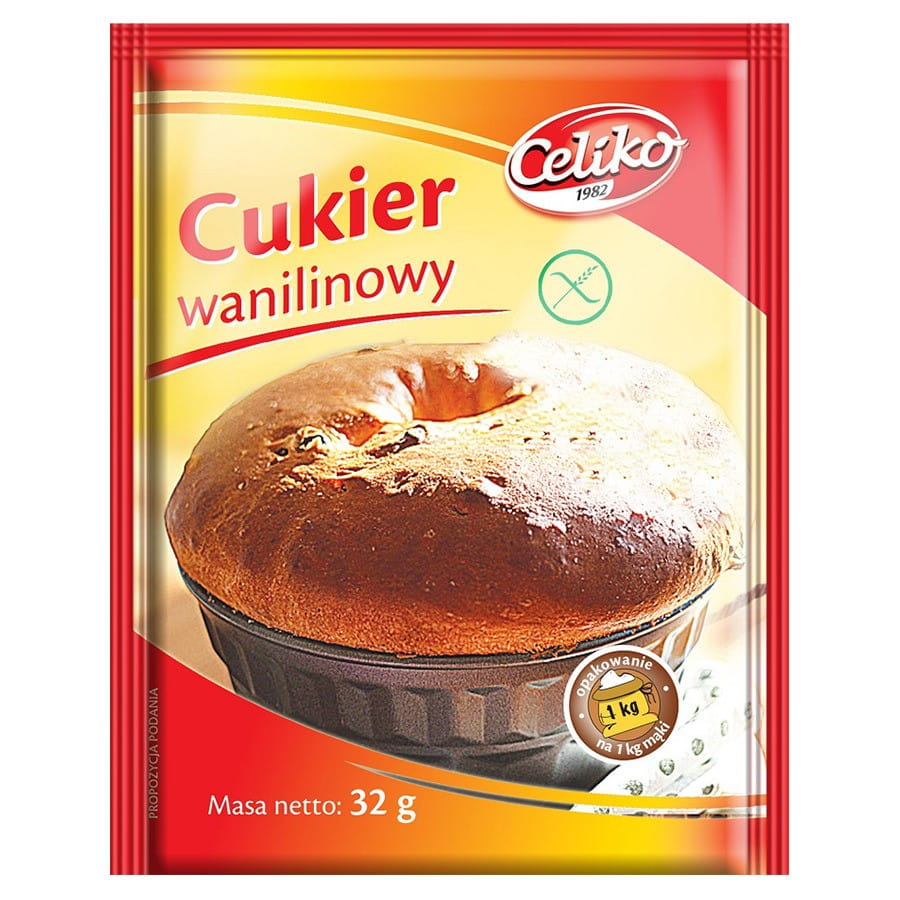 Vanillezucker ohne Gluten 32g CELIKO