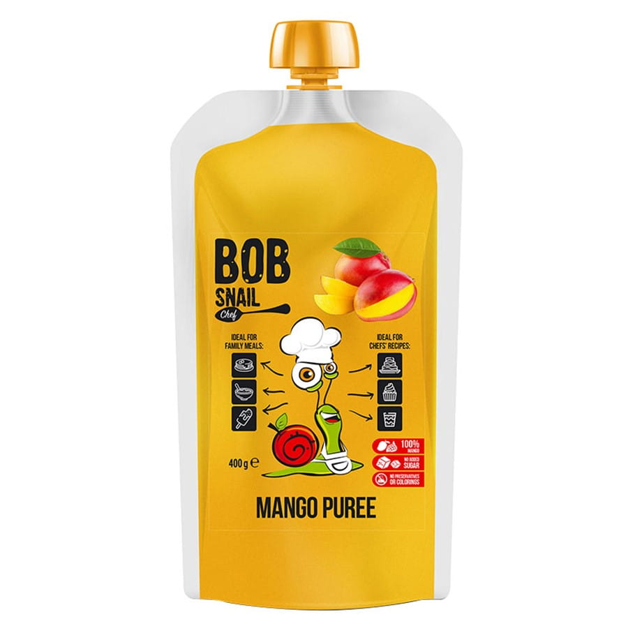 Mangopüree 100% Frucht 400ml BOB SNAIL