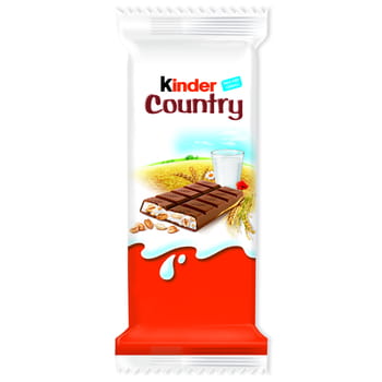 Kinder Country-Schokolade mit Ferrero-Füllung, 23,5 g