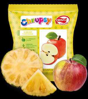 Apfelchips mit Ananassaft natur 18g CRISPY