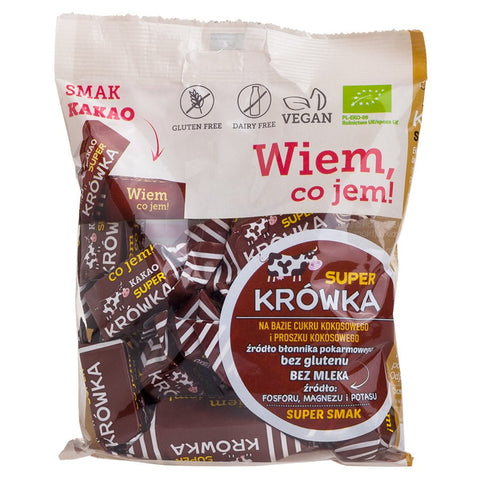 Glutenfreie milchfreie Kakao-Fudges BIO 150g SUPER Fudge