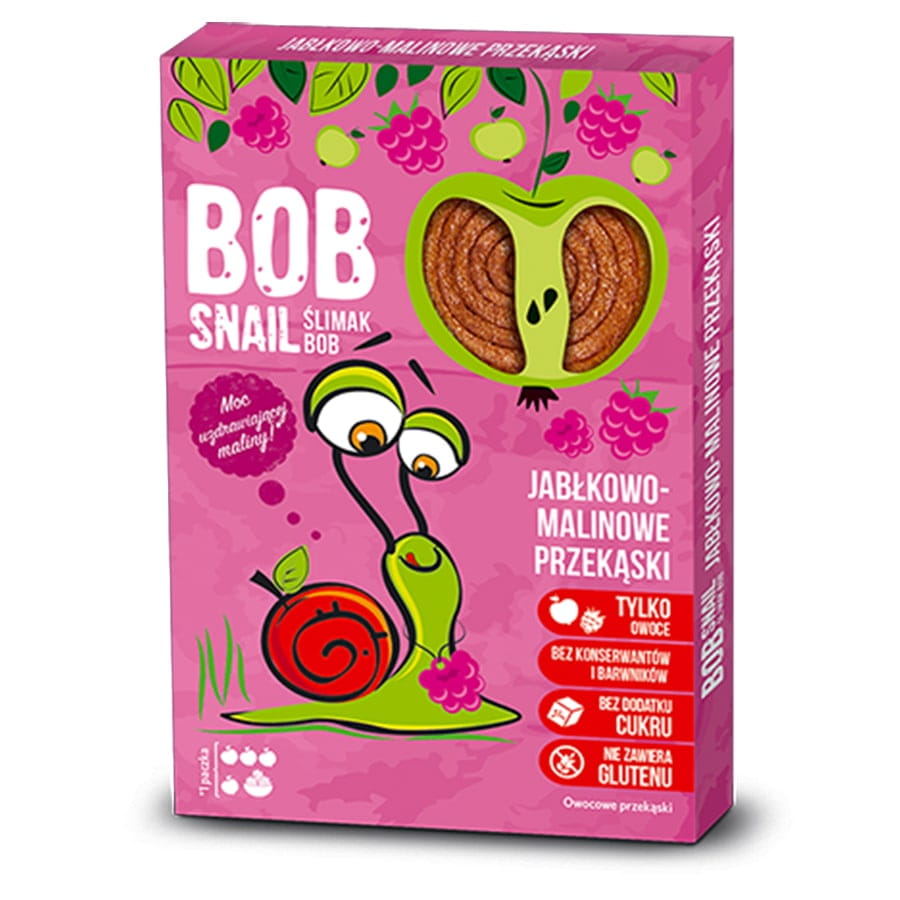 Apfelsnack - Himbeere 60g BOB SCHNECKE