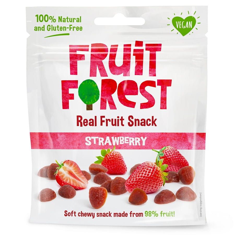 Fruchtbällchen mit Erdbeere 30g FRUIT FOREST