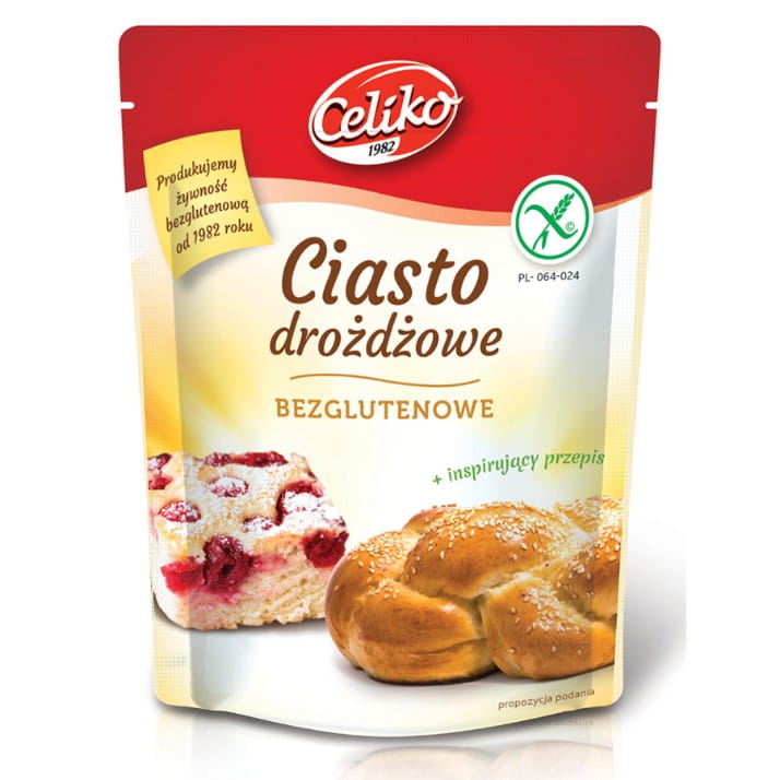 Glutenfreie Hefeteigmischung 200g CELIKO