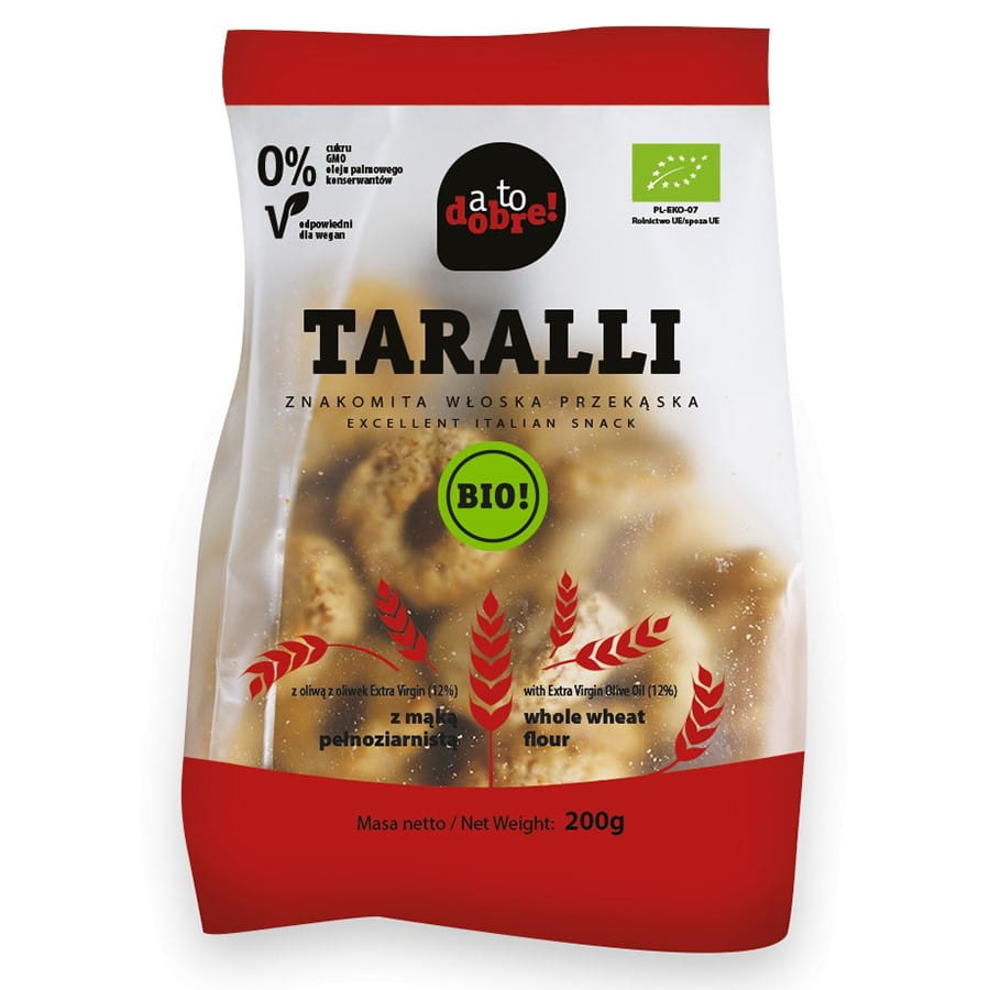 Taralli mit Vollkornmehl BIO 200g - DAS IST GUT!