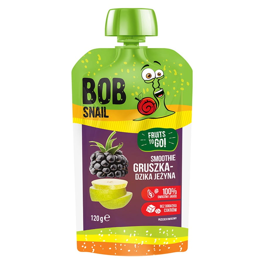 Birnen- und Brombeer-Smoothie ohne Zuckerzusatz 120 g BOB SNAIL