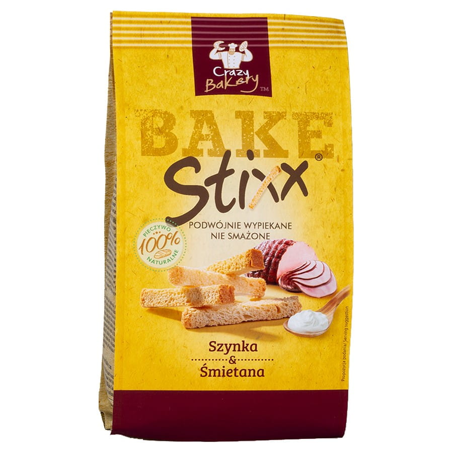 Brotfinger Schinken und Sahne 60g BAKE STIXX