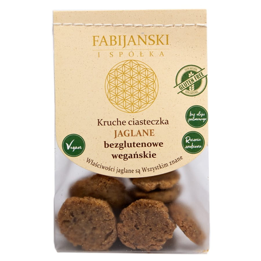 Butterkekse - Hirse glutenfrei vegan BIO 100g FABIJAŃSCY