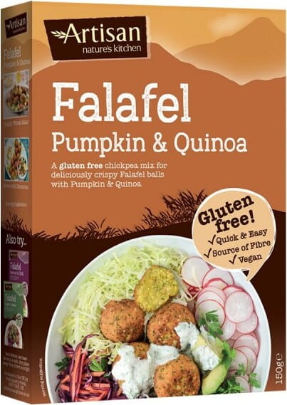 Kichererbsen-Falafel mit Kürbis und Quinoa 150 g ARTISAN GRAINS