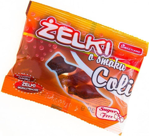 Gelee mit Cola-Geschmack ohne Zuckerzusatz 30g