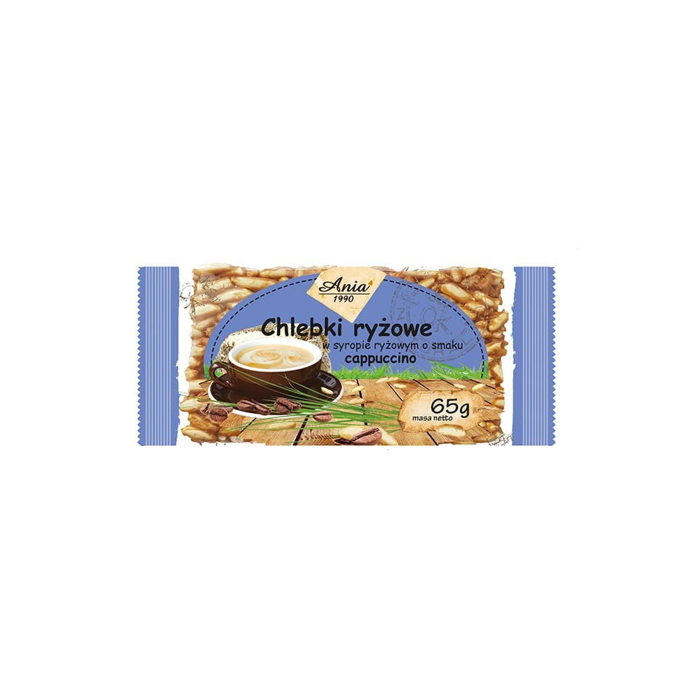 Reisbrot, Cappuccino-Geschmack 65 g ANIA