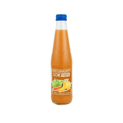 Apfel - Karotte - Bananensaft 330 ml