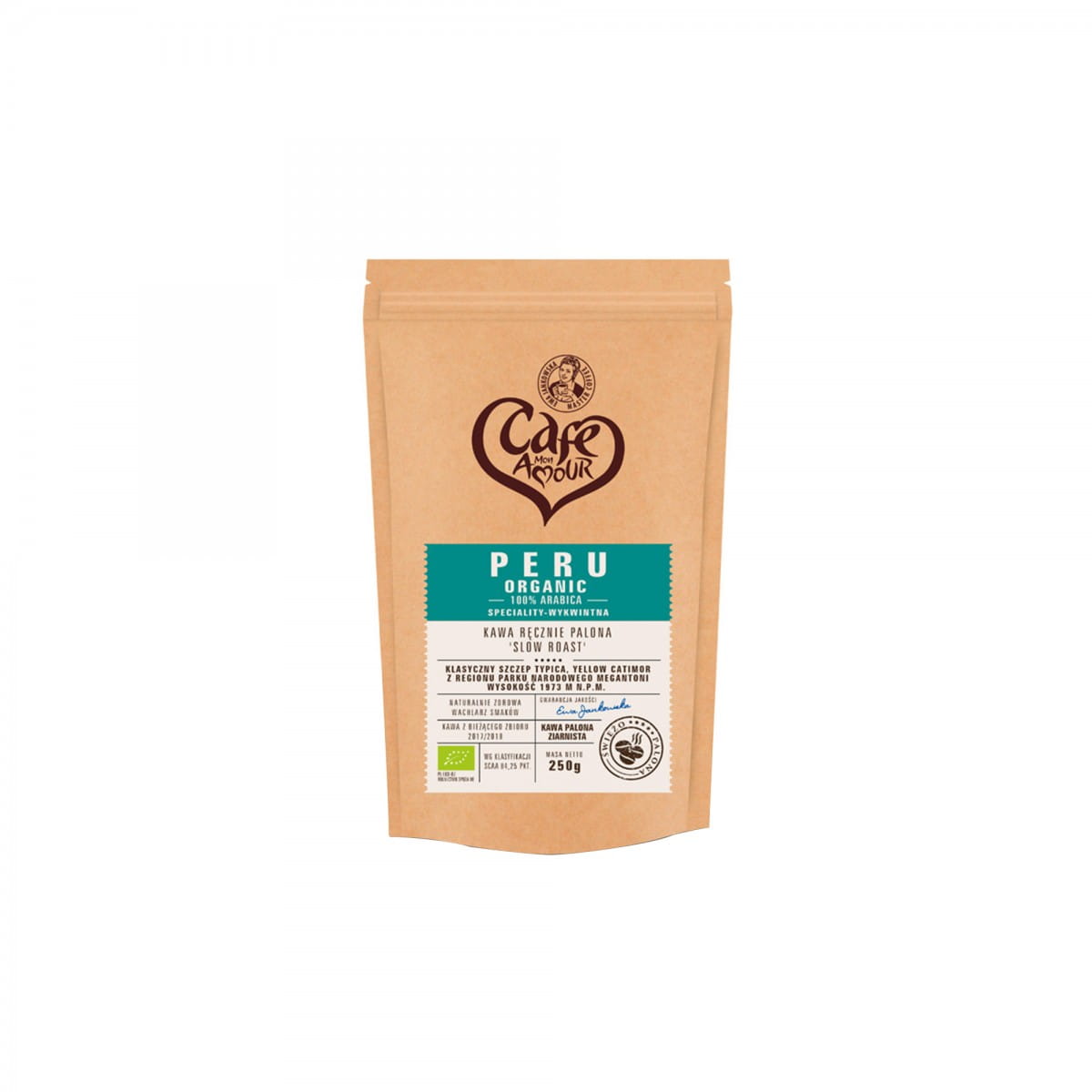 Gemahlener Röstkaffee 250g CAFE AMOUR peru