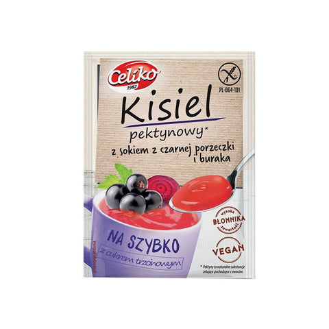 Schnelles Gelee mit schwarzem Johannisbeer- und Rote-Beete-Saft 20 g CELIKO