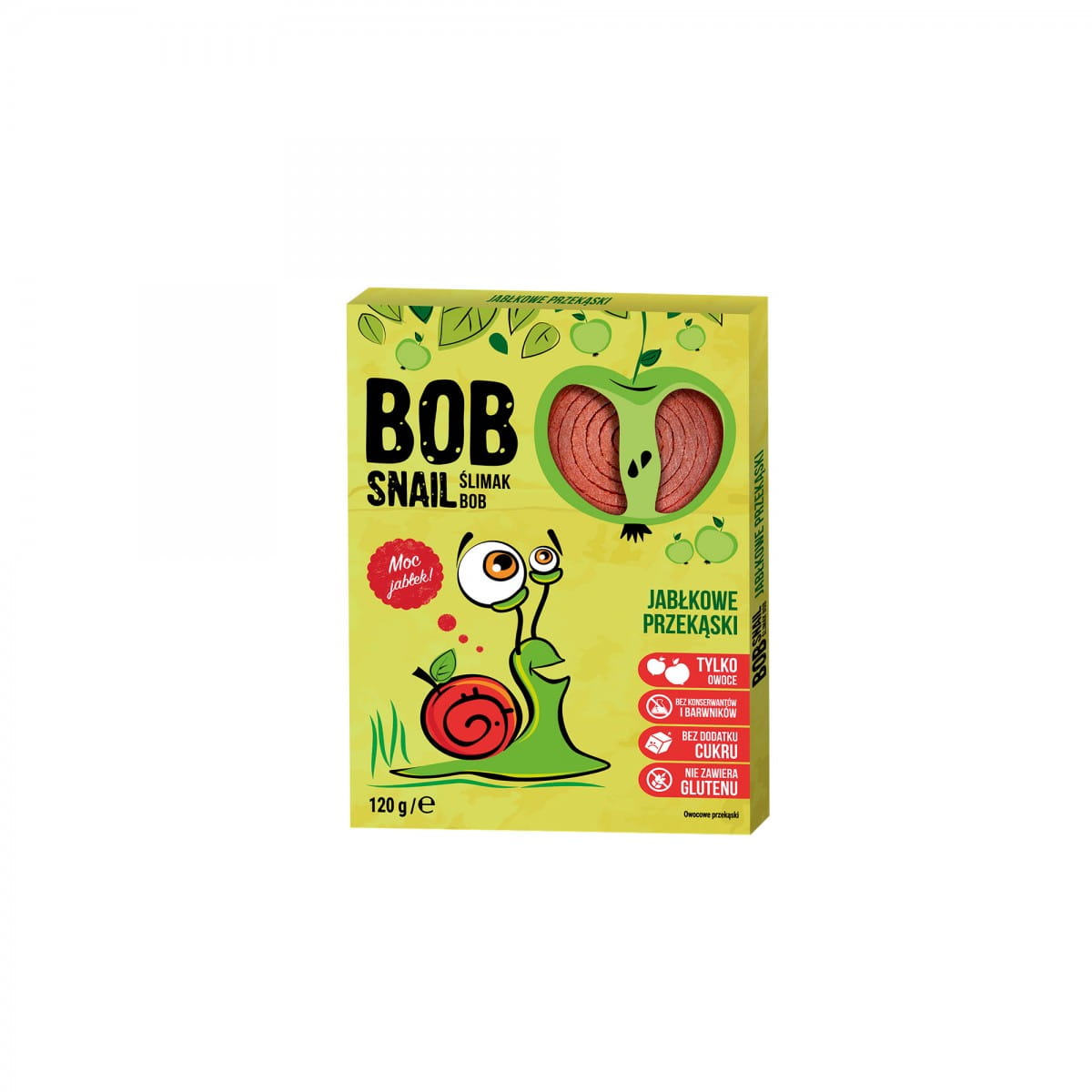 Apfelfruchtsnack ohne Zuckerzusatz 120 g BOB SNAIL