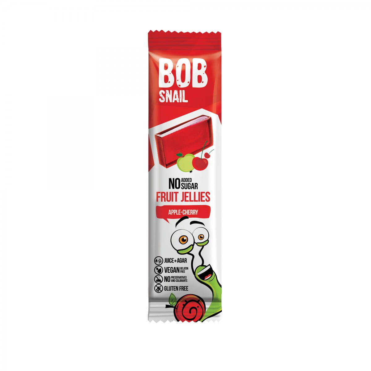 Apfel-Kirsch-Snack ohne Zuckerzusatz 38 g BOB SNAIL