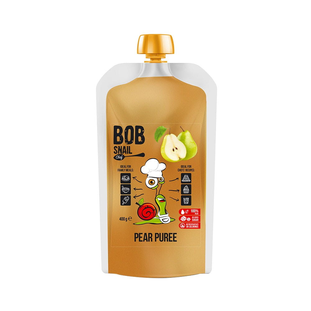 Birnenpüree 100 % Frucht 400 ml BOB SNAIL