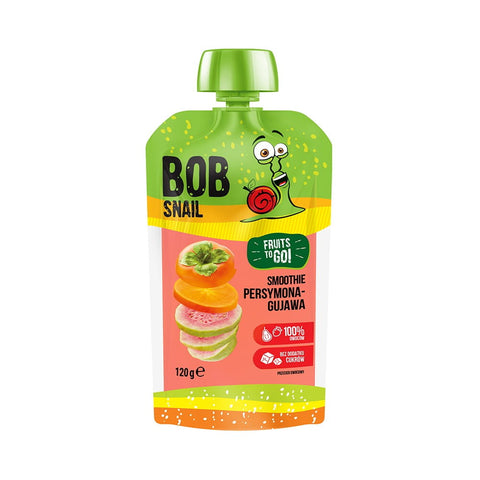 Smoothie Kaki Snack - Guave ohne Zuckerzusatz 120 ml BOB SNAIL