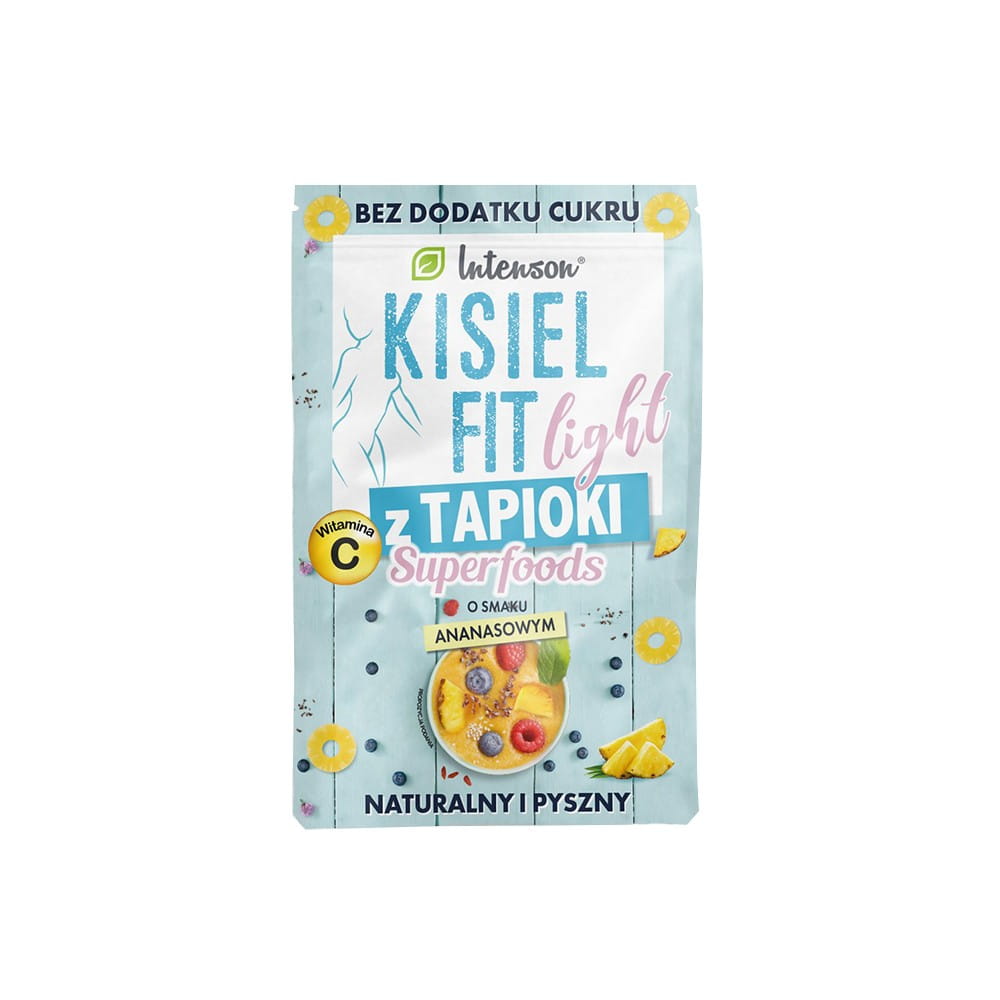 Fit light Ananas Kissel mit Tapioka ohne Zucker 30 g INTENSON