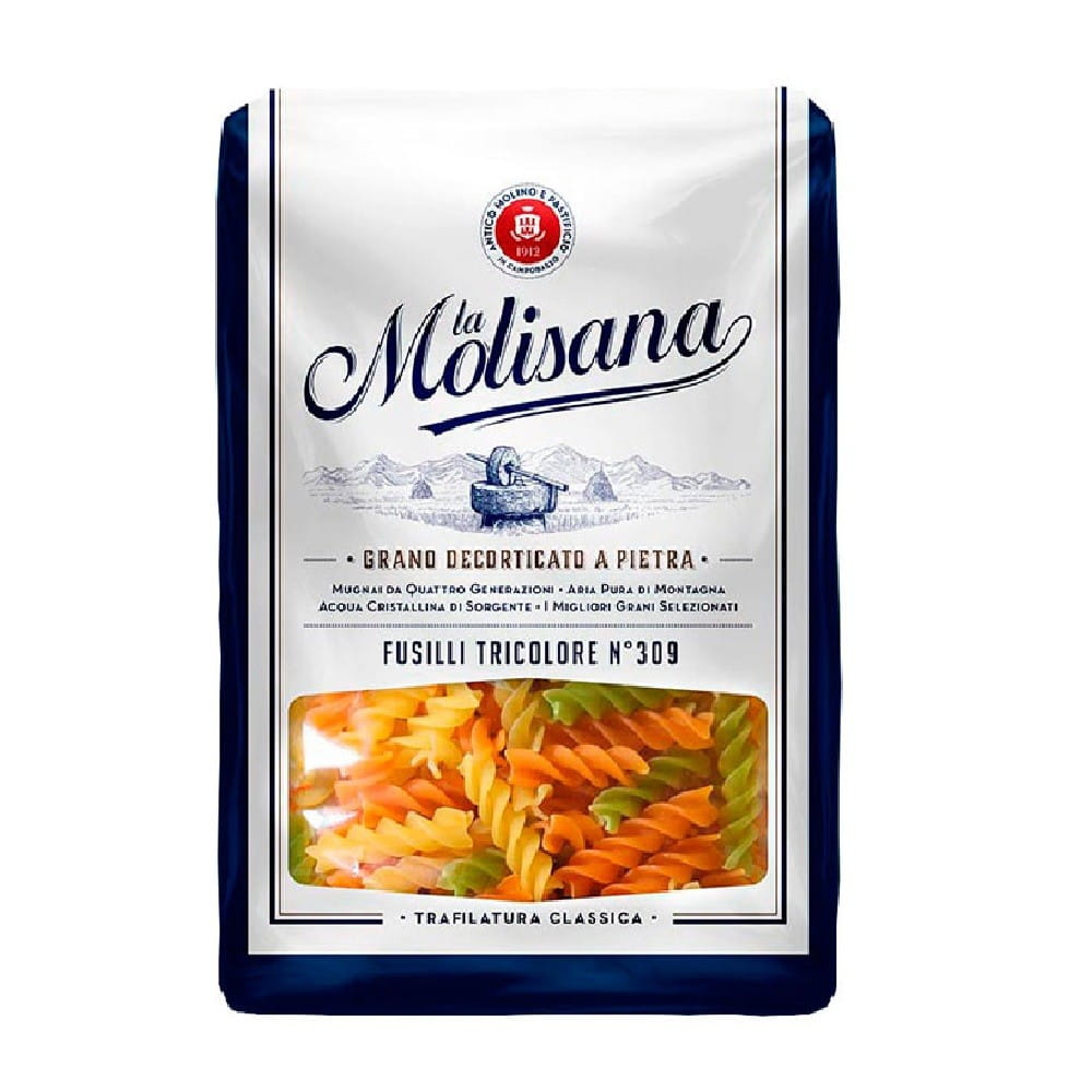 Dreifarbige Fusilli-Nudeln 500 g LA MOLISANA