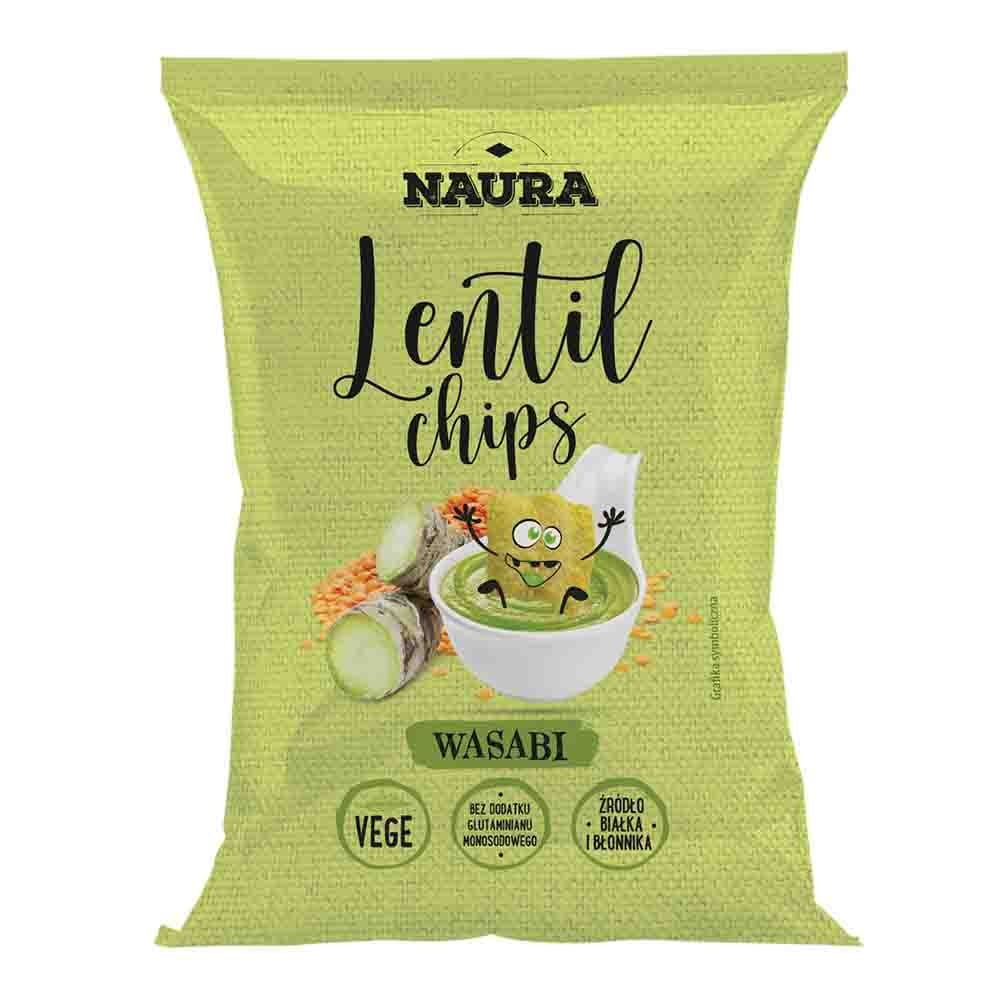 Wasabi-Linsenchips 70 g NAURA