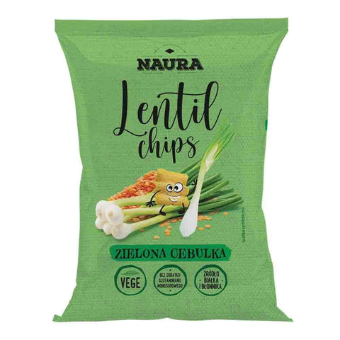 Linsenchips Frühlingszwiebeln 70 g NAURA