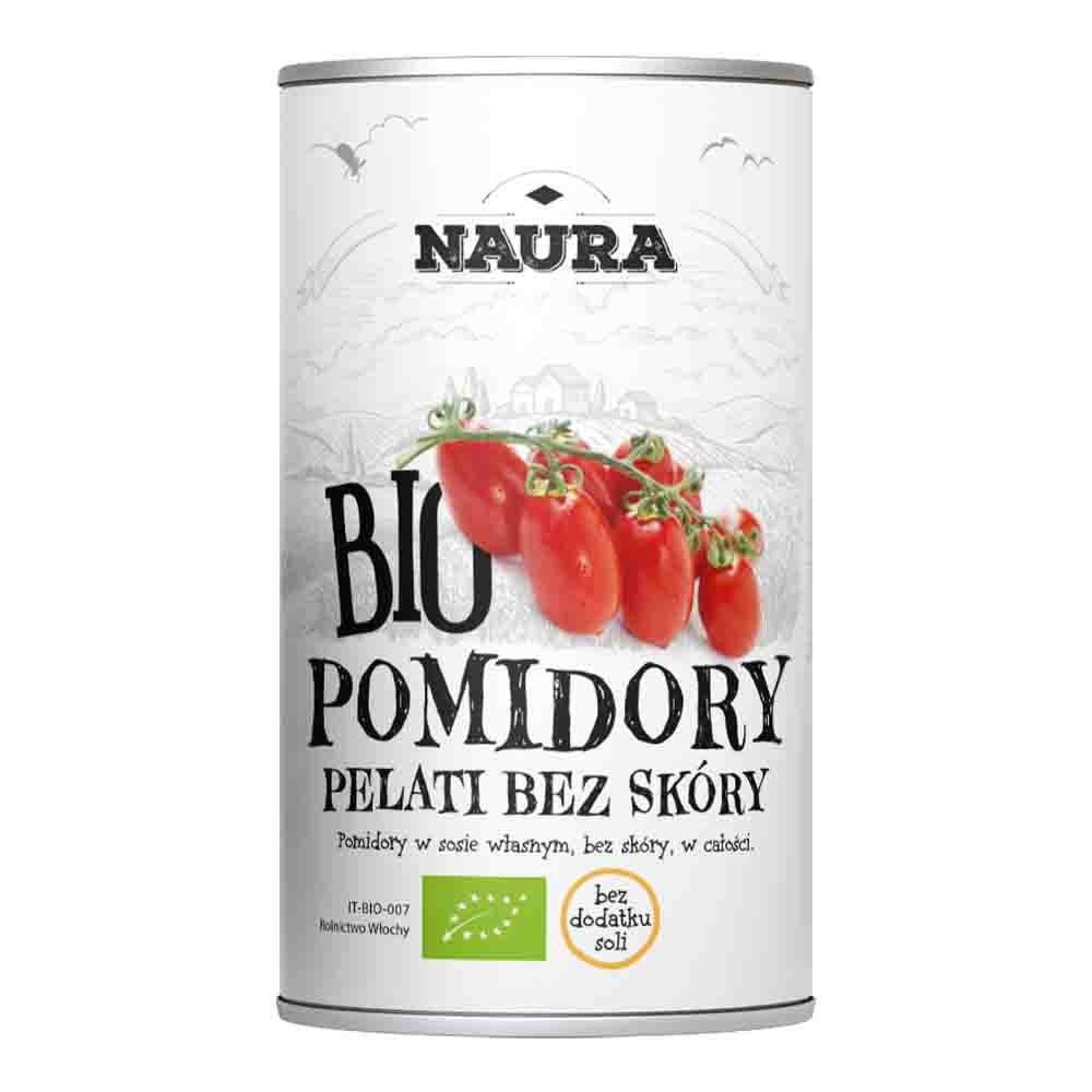 Ganze Tomaten Pelati, ohne Haut BIO 400 g NAURA