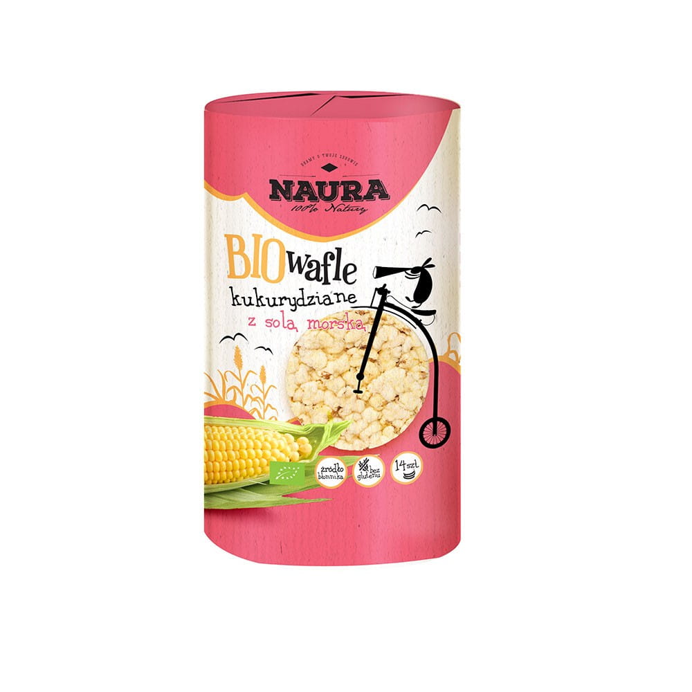 Maiswaffeln mit Salz BIO 100 g NAURA