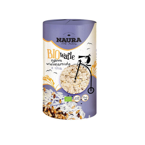 Mehrkornreiskuchen mit Chia BIO 100 g NAURA