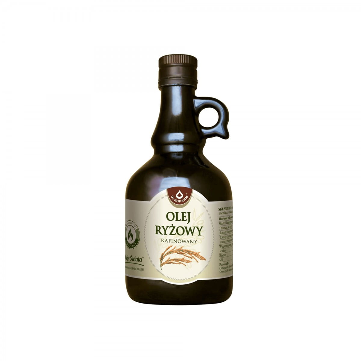 Raffiniertes Reisöl 500 ml OLEOFARM